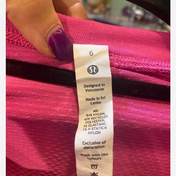 Lululemon cropped swiftly Size 6 - Picture 5 of 5